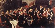 HALS, Frans Banquet of the Officers of the St George Civic Guard (detail) af oil painting picture wholesale